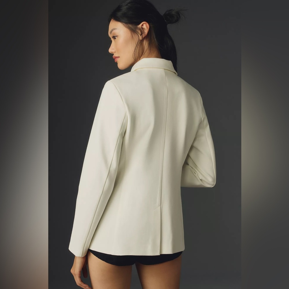 Anthropologie Dolan Left Coast Ponte Military Blazer Jacket - Picture 3 of 12
